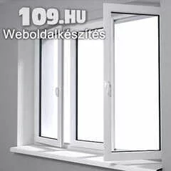 Műanyag ablak nyíló / bukó-nyíló 600 x 600